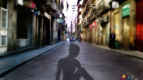 Sombras en la Calle Santo Domingo – Ourense