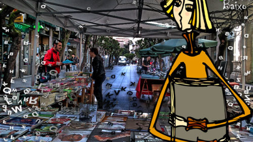 Día del Libro en la Calle del Paseo en Ourense