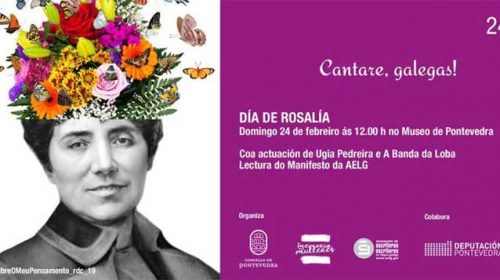 Pontevedra celebra el Día de Rosalía con música y literatura reivindicativa