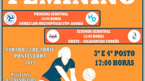 Campionato Galego de Voleibol Infantil Feminino. Pontevedra