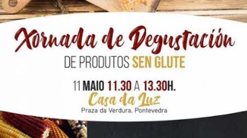 Degustación de produtos sen glute na Casa da Luz. Pontevedra